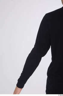 Arvid arm black long sleeve t shirt dressed sports upper…